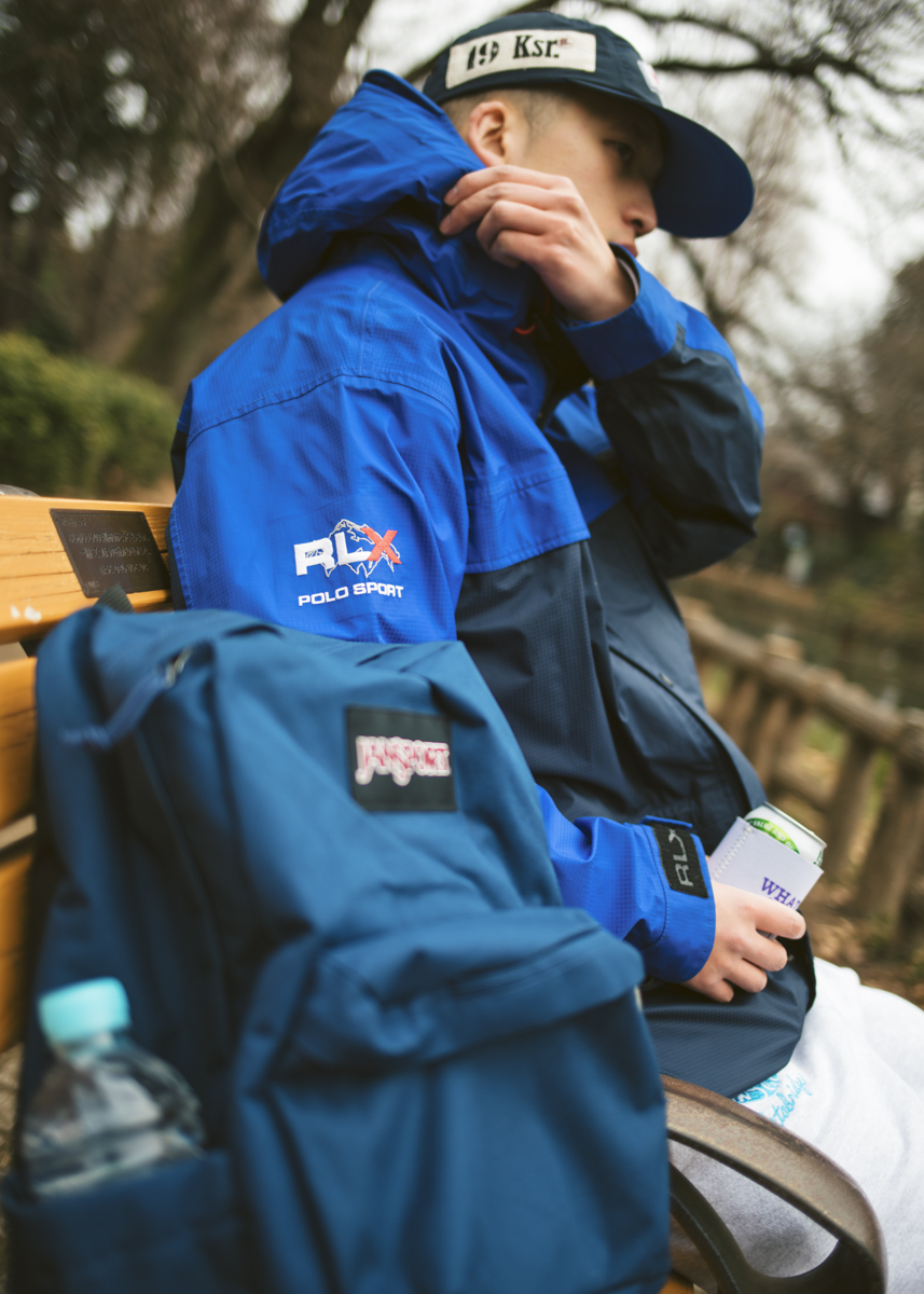スタイルと遊び心が詰まった<br>自分だけが知るバッグの価値を<br>vol.1 Shun<br>– JANSPORT –